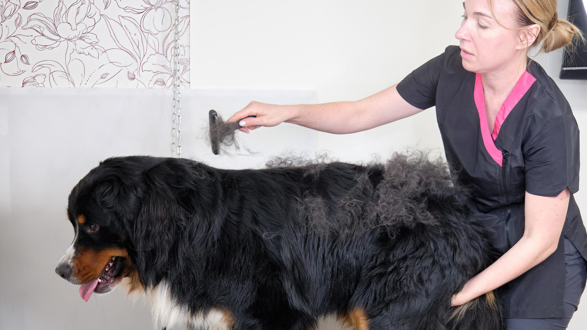 Large dog grooming Manchester CT at Highland Park